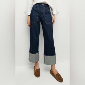 Veronica Beard Dylan High Rise Straight Leg Jeans Size 24 | NWT